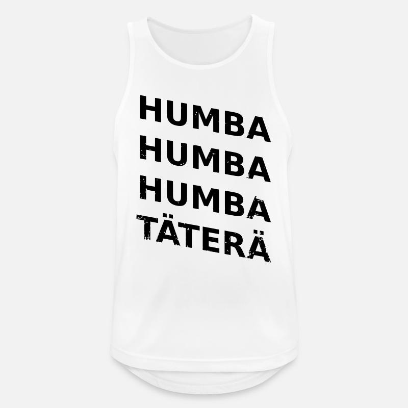 humba humba täterä vector - Männer Tank Top atmungsaktiv - Weiß