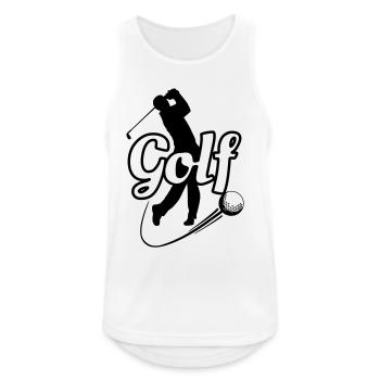 Wave - Men's Breathable Tank Top - white - Front - Nick (188cm)