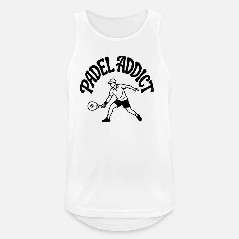 padel player - Men's Breathable Tank Top - white