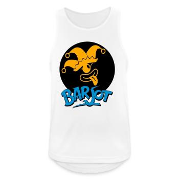 Barjot - Men's Breathable Tank Top - white - Front - Nick (188cm)