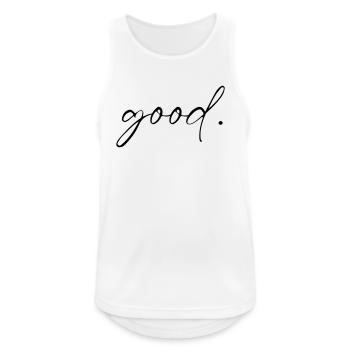Bien. Chemise Mentalité Responsabilité Motivation - Débardeur respirant Homme - blanc - Devant - Nick (188cm)