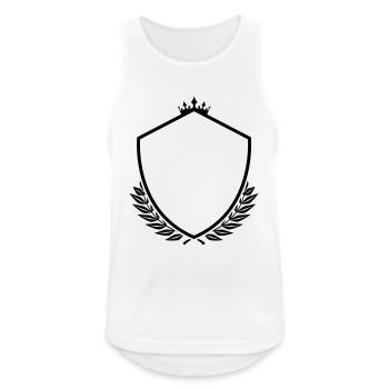 coat of arms - Men's Breathable Tank Top - white - Front - Nick (188cm)