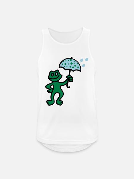 Weatherman - Rain - Men's Breathable Tank Top - white