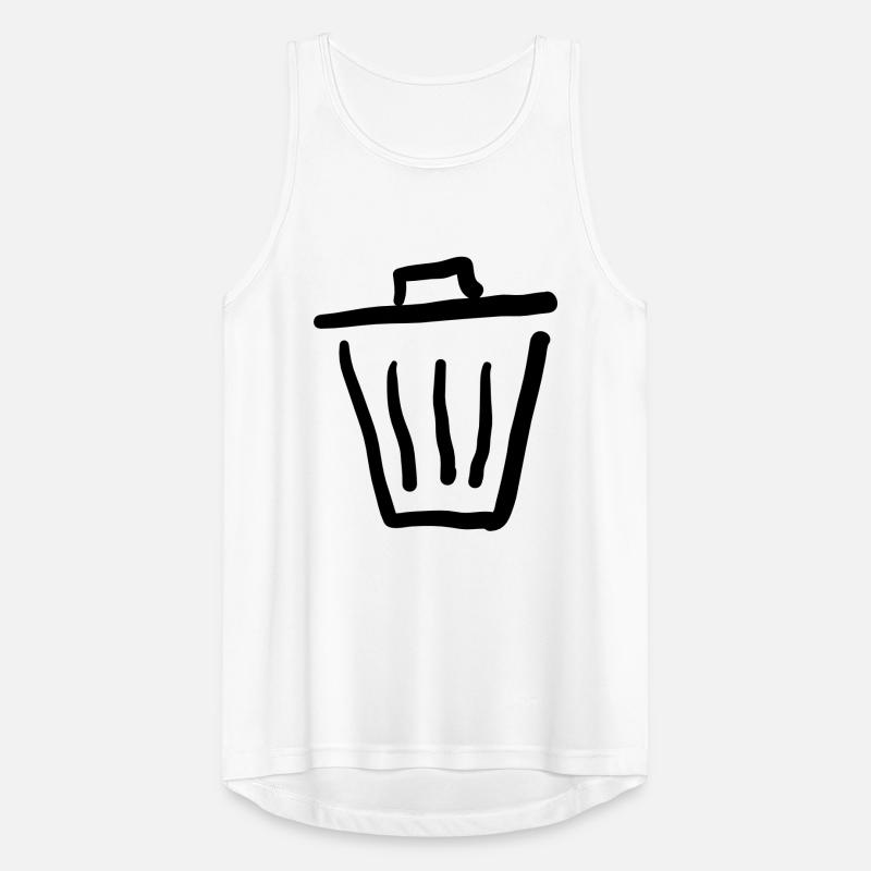 Trashcan Icon Men's Breathable Tank Top