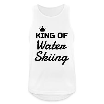 Water Skiing - Wasserski - Ski Nautique - Sport - Men's Breathable Tank Top - white - Front - Nick (188cm)