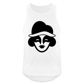 clown - Débardeur respirant Homme - blanc - Devant - Nick (188cm)
