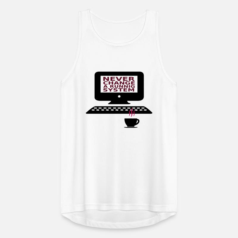 IT Never change a running system Men's Breathable Tank Top
