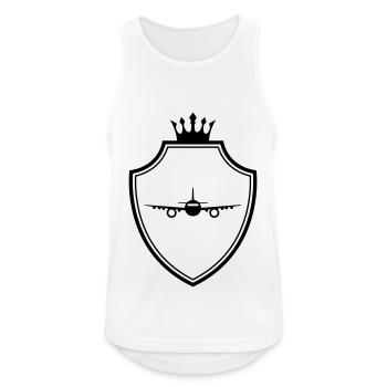 Aircraft Coat of arms - Men's Breathable Tank Top - white - Front - Nick (188cm)