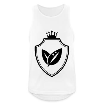 Leaf Ecology Coat of Arms - Men's Breathable Tank Top - white - Front - Nick (188cm)