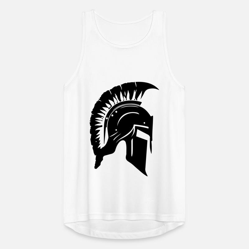 Spartaner Helm Gladiator Sparta Männer Tank Top atmungsaktiv