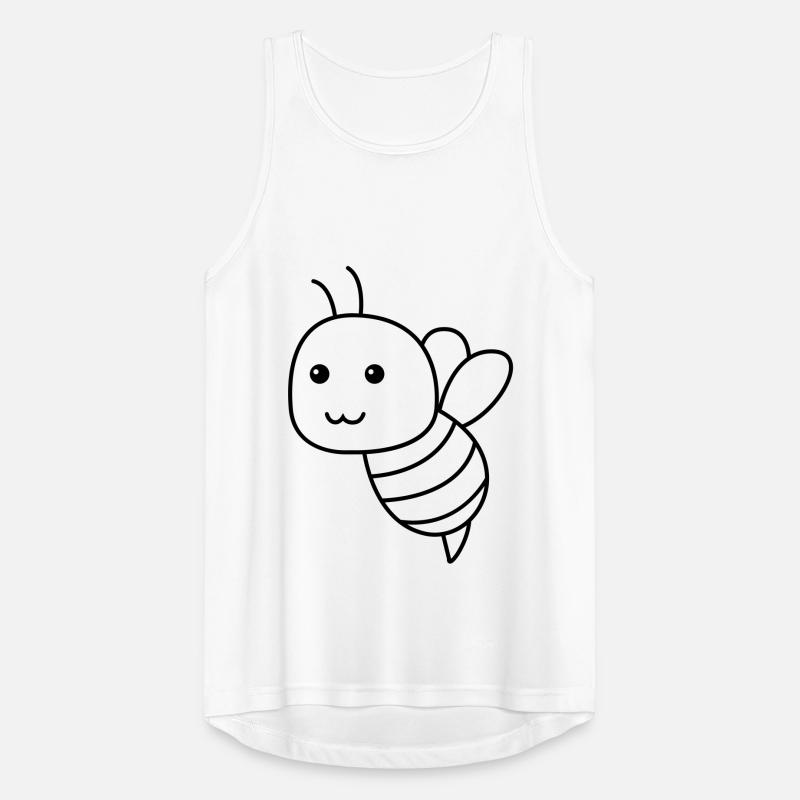 Honigbiene Comic Tier Männer Tank Top atmungsaktiv