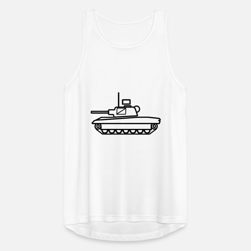 Panzer Männer Tank Top atmungsaktiv