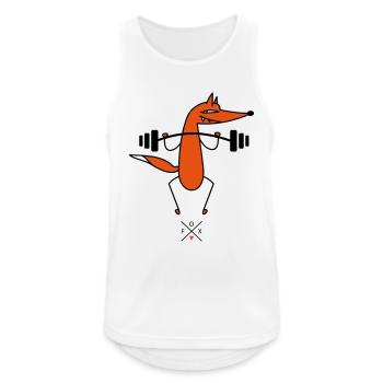 Smart weightlifter - Men's Breathable Tank Top - white - Front - Nick (188cm)
