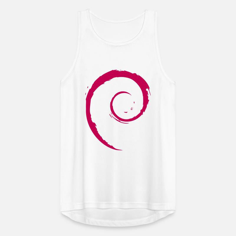 Linux Spirale Betriebssystem PC Geschenk IT Idee Männer Tank Top atmungsaktiv