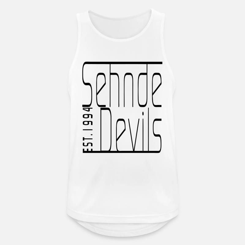 Sehnde Devils Est. 1994 - Men's Breathable Tank Top - white