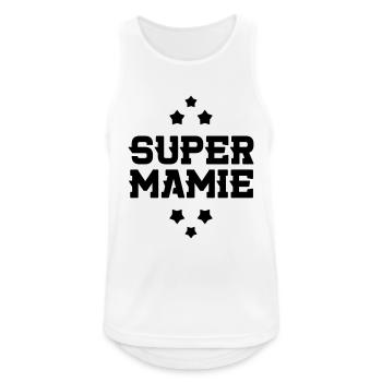 Großmütter / Oma / Mami / Großmutter / Mamy - Männer Tank Top atmungsaktiv - Weiß - Vorne - Nick (188cm)