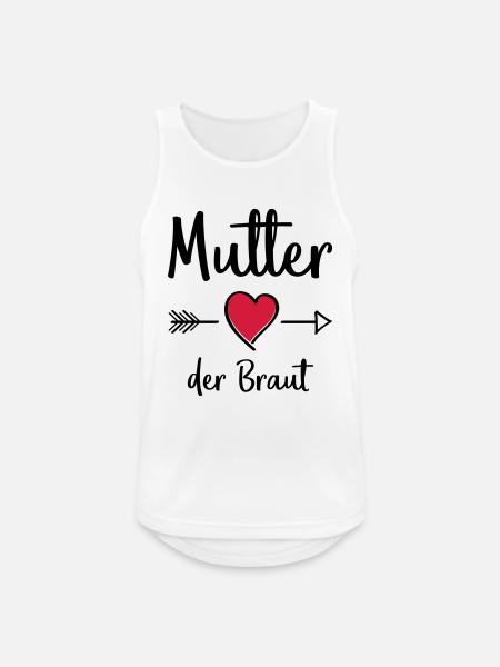 mutter der braut - Männer Tank Top atmungsaktiv - Weiß