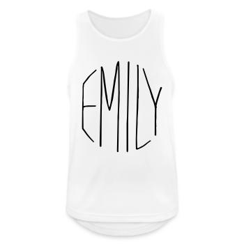 Emily gift - Men's Breathable Tank Top - white - Front - Nick (188cm)