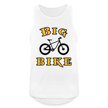 big bike - Men's Breathable Tank Top - white - Front - Nick (188cm)