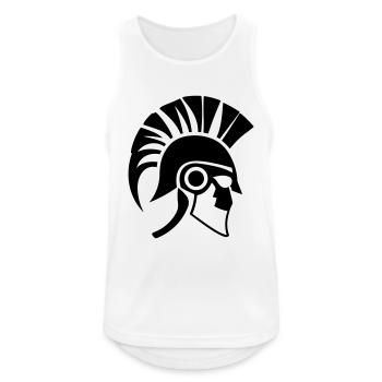 Sparta Guerrier Spartan - Débardeur respirant Homme - blanc - Devant - Nick (188cm)