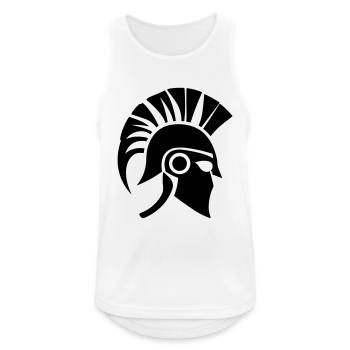 Sparta Guerrier Spartan - Débardeur respirant Homme - blanc - Devant - Nick (188cm)