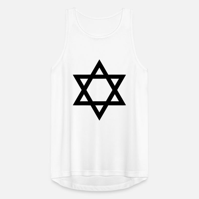 davidstern Männer Tank Top atmungsaktiv