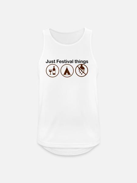 Festival Season - Men's Breathable Tank Top - white