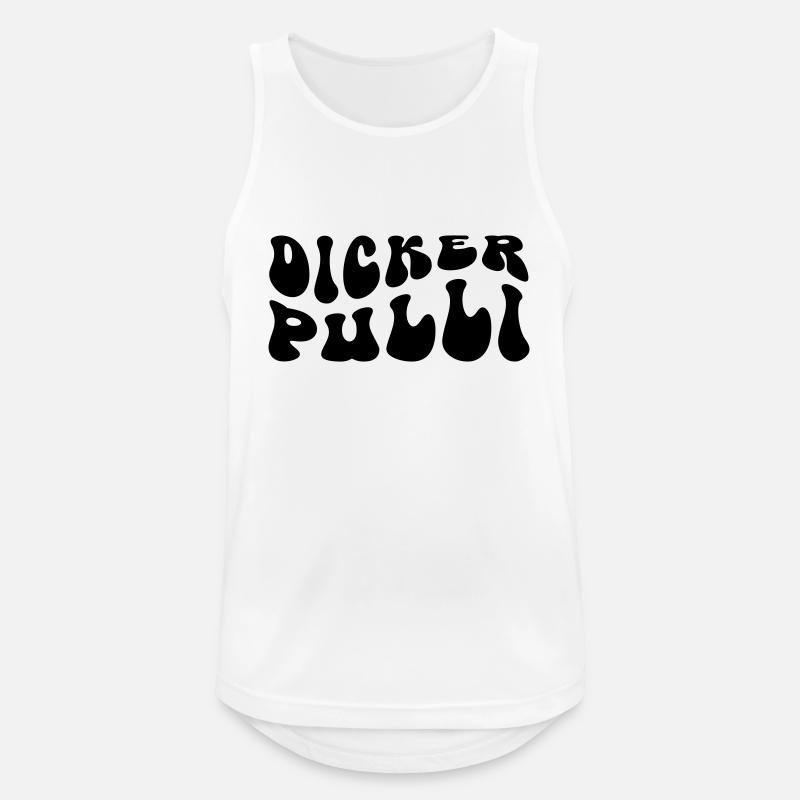 Dicker Pulli - Männer Tank Top atmungsaktiv - Weiß
