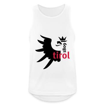 Tiroler Adler · Tyrol 1809 - Men's Breathable Tank Top - white - Front - Nick (188cm)