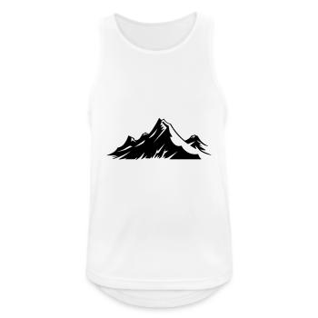 Mountain - Men's Breathable Tank Top - white - Front - Nick (188cm)