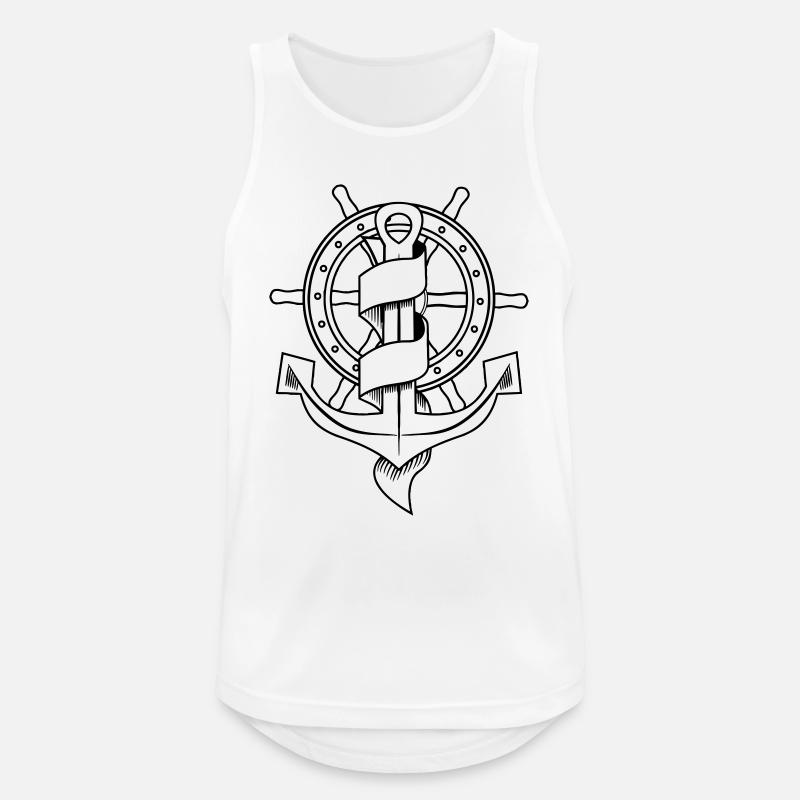 klassic_tattoo_vector - Männer Tank Top atmungsaktiv - Weiß