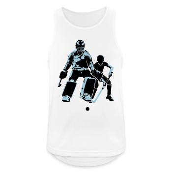 Gardien de but au hockey sur gazon - Débardeur respirant Homme - blanc - Devant - Nick (188cm)