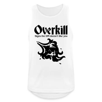Pen and paper overkill - Men's Breathable Tank Top - white - Front - Nick (188cm)