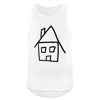 house real estate home - Men's Breathable Tank Top - white - Front - Nick (188cm)