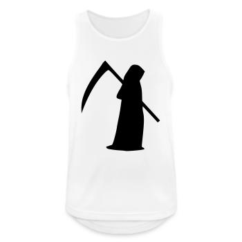 Sense Tod Silhouette Geschenk Halloween - Männer Tank Top atmungsaktiv - Weiß - Vorne - Nick (188cm)