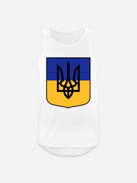 Ukraine - Men's Breathable Tank Top - white