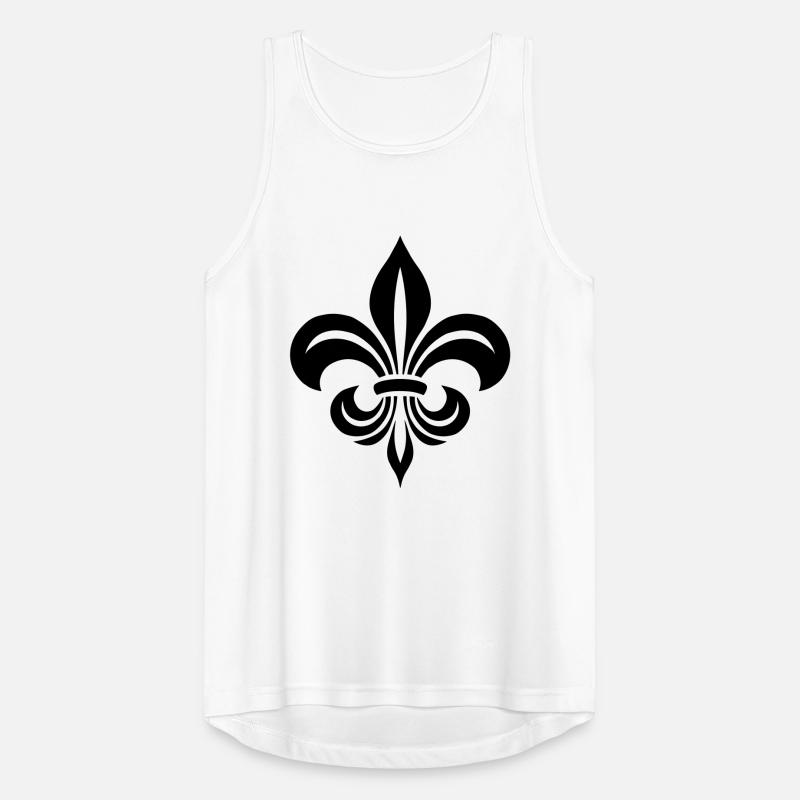 Symbol von Fleur de Lys Männer Tank Top atmungsaktiv