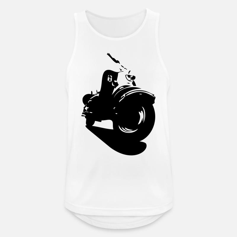 IWL Berlin Roller, Oldtimer - Männer Tank Top atmungsaktiv - Weiß