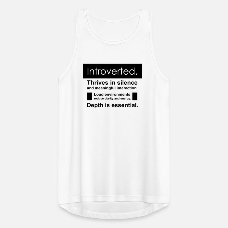 Introvert Men's Breathable Tank Top