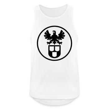 Maler und Lackierer Zunftzeichen mit Adler, pos. - Männer Tank Top atmungsaktiv - Weiß - Vorne - Nick (188cm)