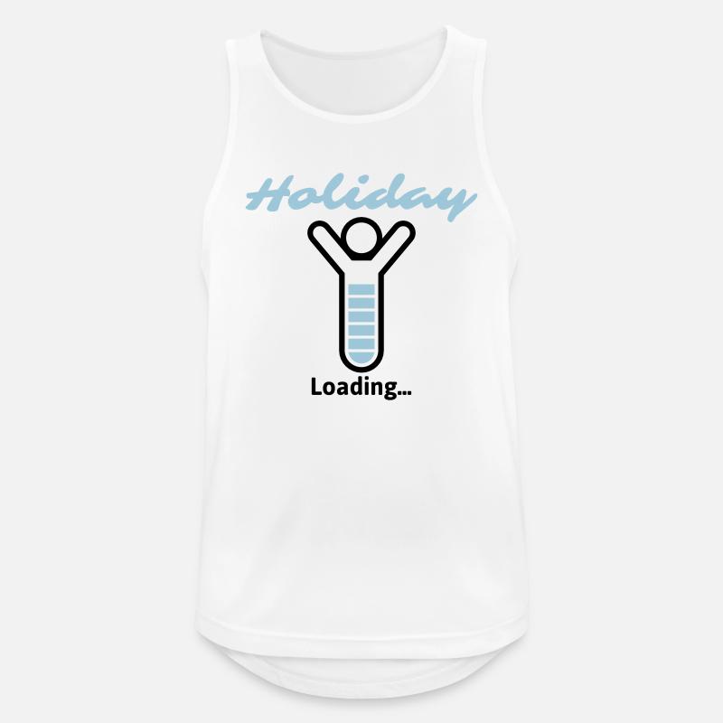Holiday Loading ... - Men's Breathable Tank Top - white