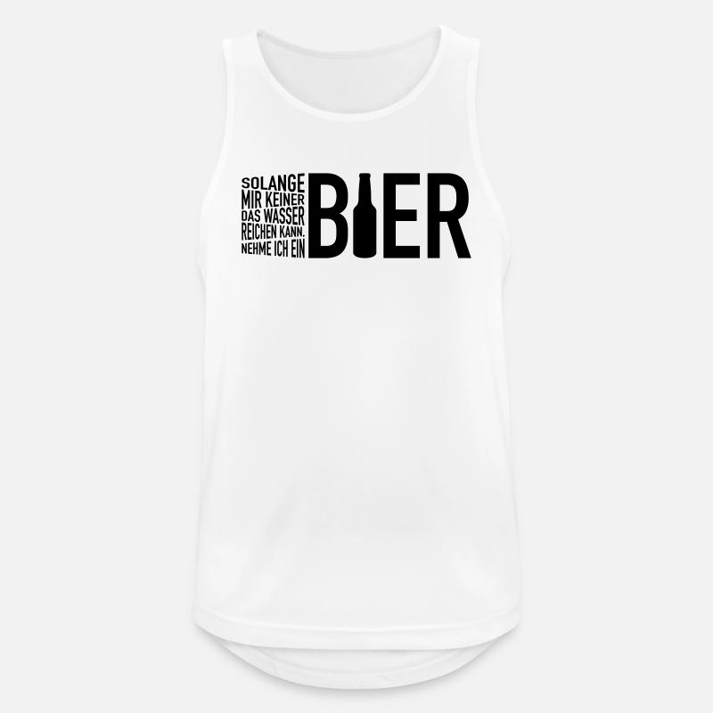 Wasser reichen. Bier - Männer Tank Top atmungsaktiv - undefined
