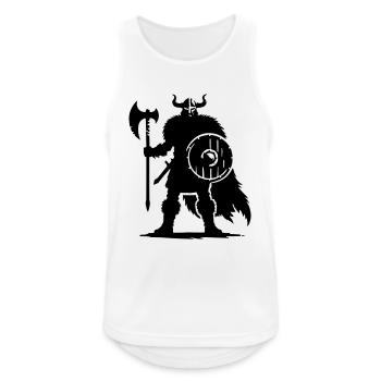 Viking Warrior - Men's Breathable Tank Top - white - Front - Nick (188cm)
