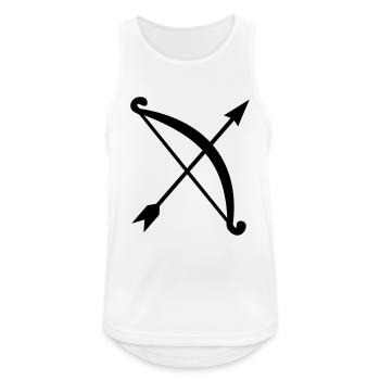 bow and arrow - Men's Breathable Tank Top - white - Front - Nick (188cm)
