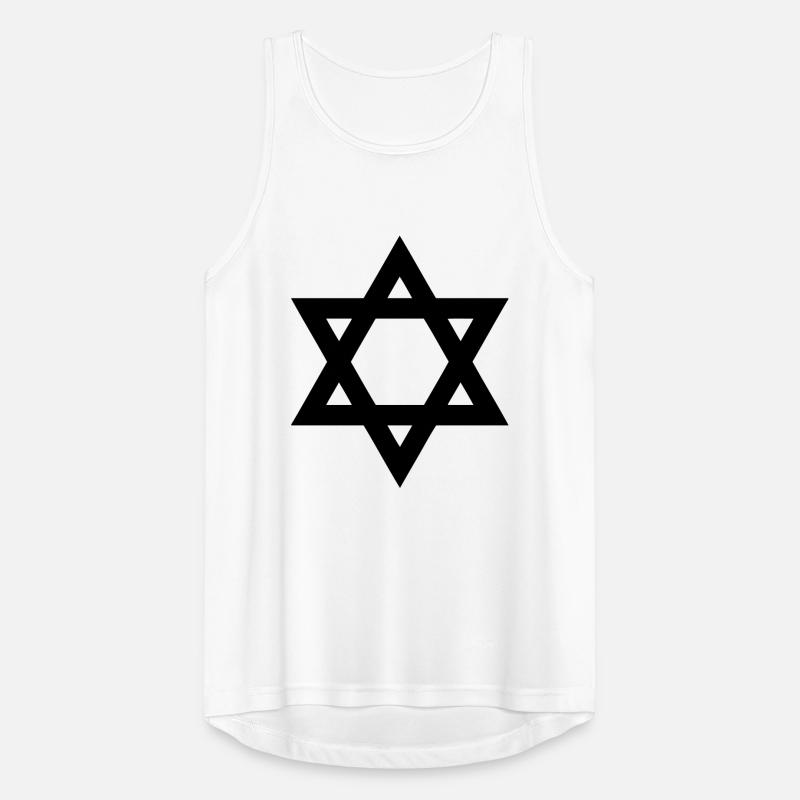davidstern oder Judenster Männer Tank Top atmungsaktiv