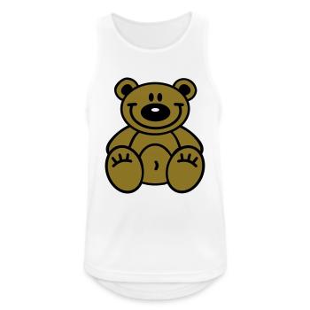 Nounours - Débardeur respirant Homme - blanc - Devant - Nick (188cm)