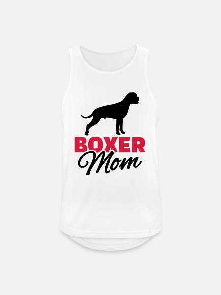 Boxer Mom - Men's Breathable Tank Top - white