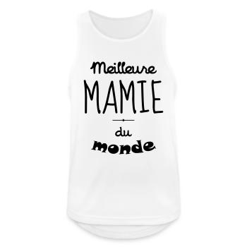 Großmütter / Oma / Mami / Großmutter / Mamy - Männer Tank Top atmungsaktiv - Weiß - Vorne - Nick (188cm)