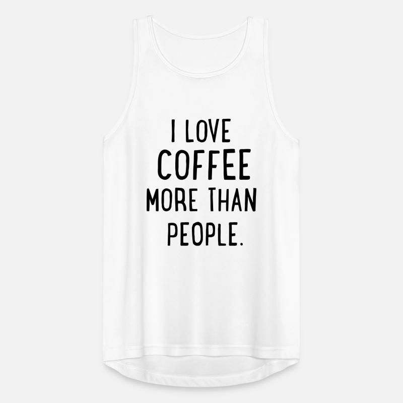 Kaffee Männer Tank Top atmungsaktiv