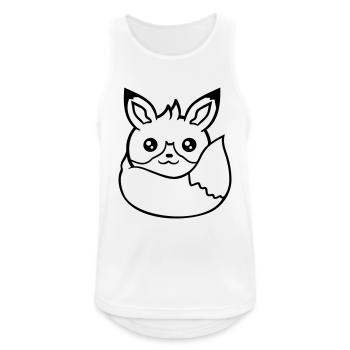 Fox Red Fox Wild Animal Clever Forest Inhabitants - Men's Breathable Tank Top - white - Front - Nick (188cm)